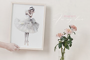 ON POINTE - Watercolor Ballet Set, an Object Illustration by Kaleriia (Thumbnail 9 of 10)