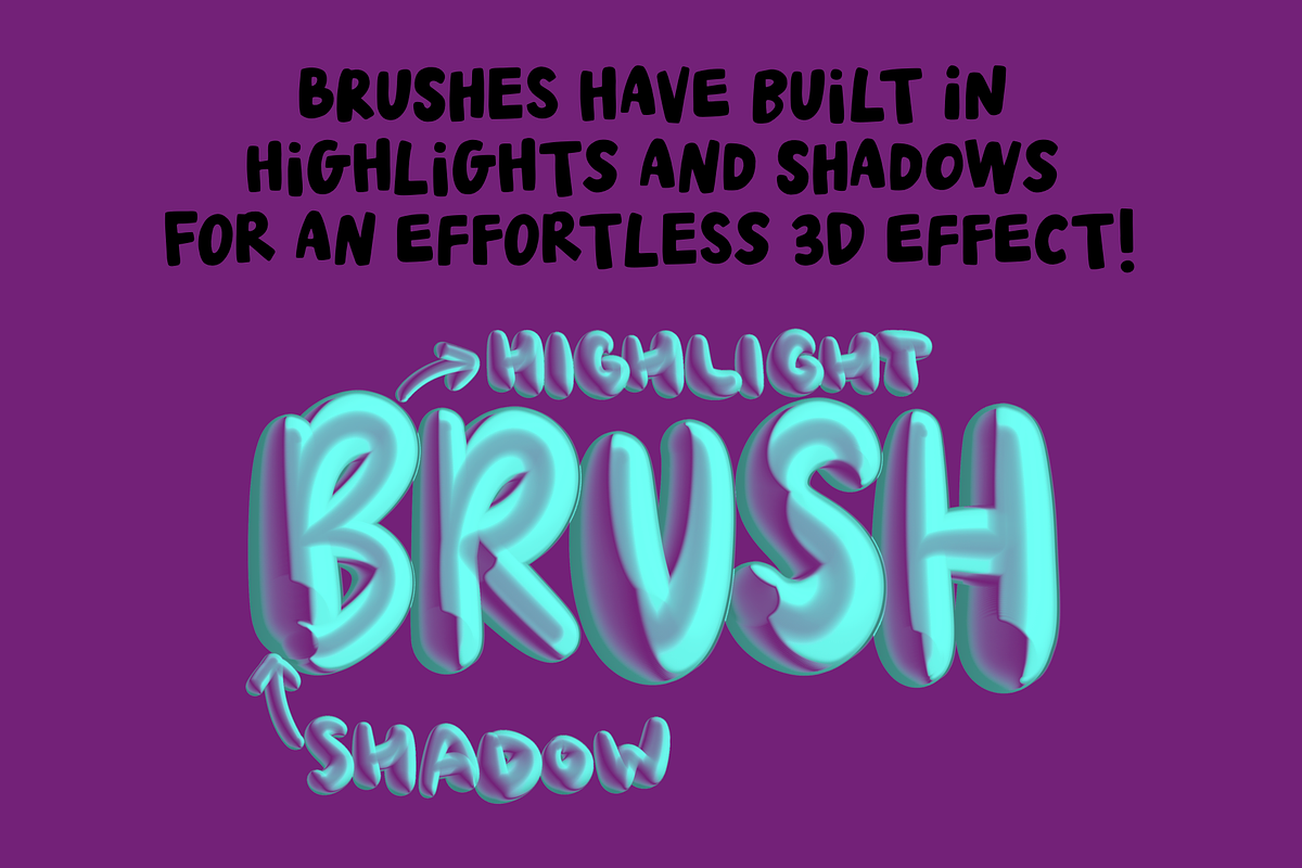 Procreate 3D Bubbles Brush Set!, a Brush Add-On by AlwaysBeColoring (Photo 6 of 11)