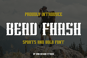 BEAD FHASH, a Sans Serif Font by Viswal Studio (Thumbnail 1 of 6)