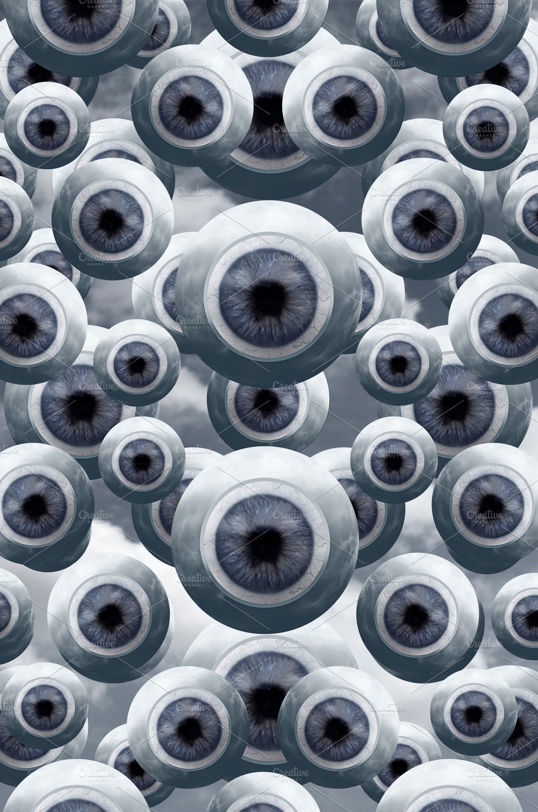 Everyday visitors v2 containing art, artwork, and art collage, an Abstract Photo by Psychopicture