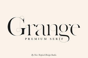 Grange - Premium Serif Font