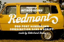 Redmont Retro Font Duo