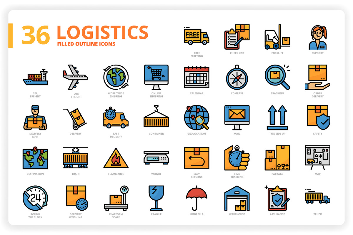 3,600 Icons x3 Styles, an Outline Icon by monkik (Photo 192 of 299)