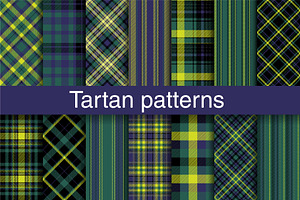 37 Classic Tartan Pattern In Vector