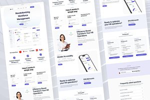 SolveHR - HR SaaS Landing Page