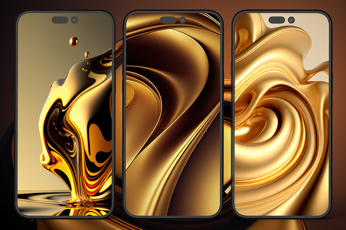 100 Gold Backgorunds & Textures