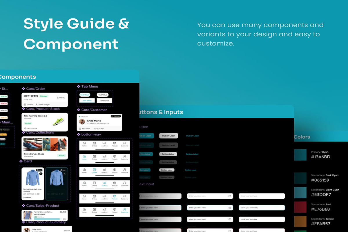 Tukoni SAAS Store Management Mobile, an UI Kit Template by Lumina_ui_ux202 (Photo 6 of 10)