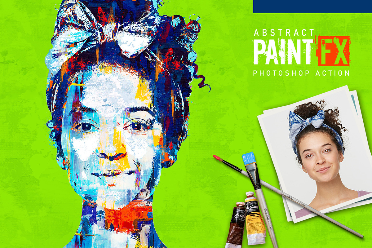 Abstract PaintFX, an Action Add-On by g design (Photo 6 of 9)