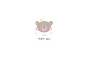 Cute baby animals collection., a Background Graphic by Irene_Boiko_ART (Thumbnail 10 of 10)