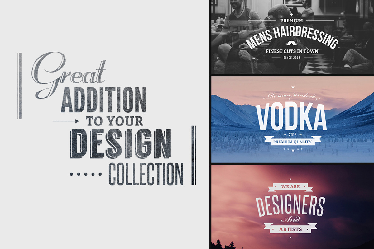 Vintage Logo & Insignia Bundle, a Branding & Logo Template by TomAnders (Photo 4 of 4)
