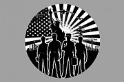 Nation Builder Silhouette Set, an Illustration by yasushie (Thumbnail 7 of 20)