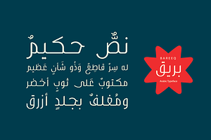 Bareeq - Arabic Typeface