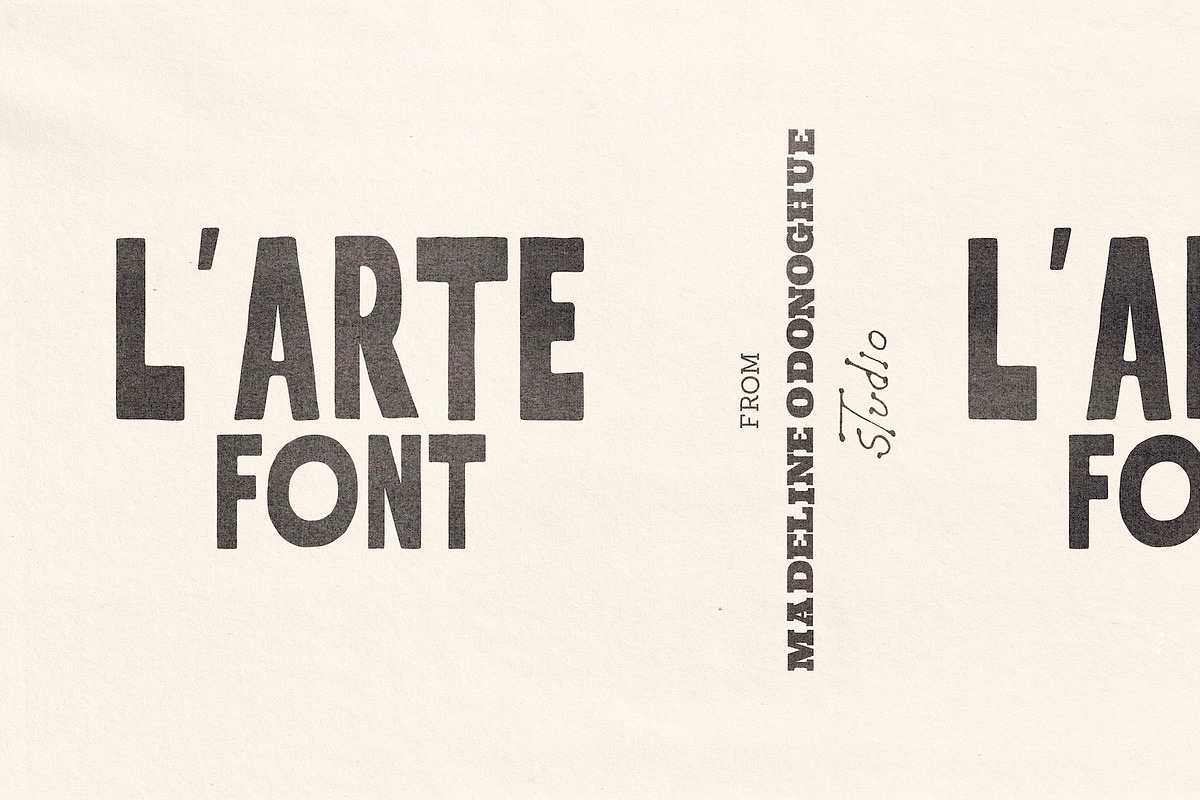 L’ARTE – Editorial Display Font, a Sans Serif Font by Madeline ODonoghue Design (Photo 1 of 5)