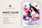 Night Color, a Flyer Template by What a Story (Thumbnail 1 of 5)