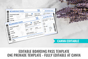 Editable Boarding Pass Ticket Design, a Templates & Theme by Snapybiz (Thumbnail 7 of 10)