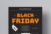 Black Friday Flyer Layout, a Flyer Template by MightyDesign (Thumbnail 2 of 8)