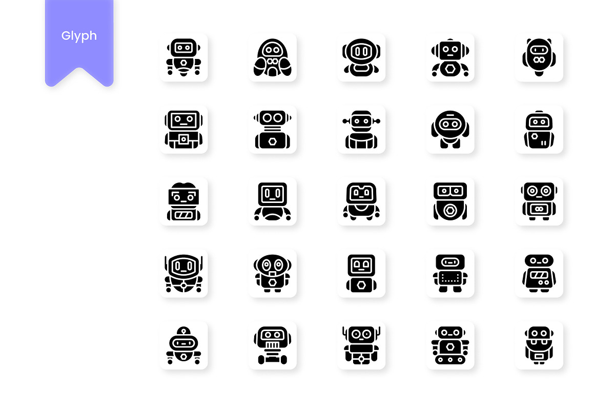 Robotics Icons, a Duotone Icon by HacaStudio (Photo 3 of 3)