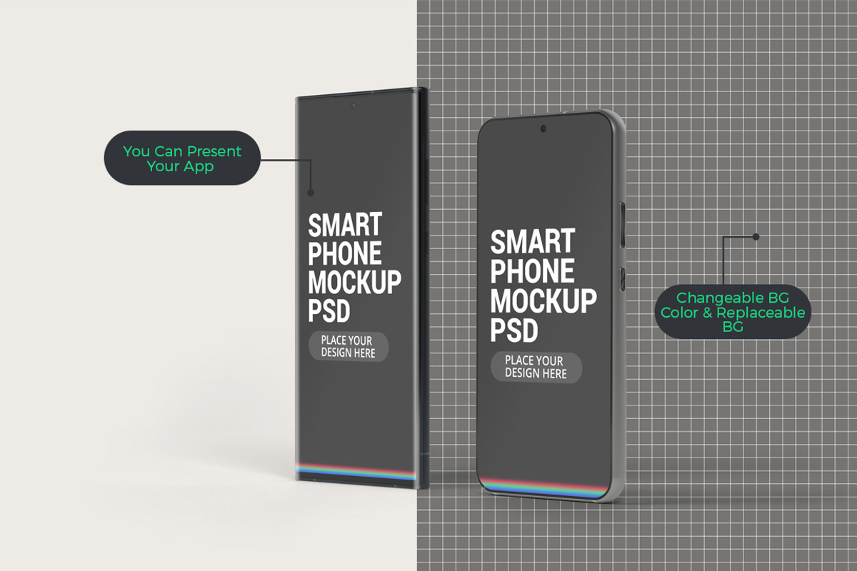 Galaxy S22 & S22 Ultra Mockup, an Apparel Mockup by Modern Studio (Photo 2 of 8)