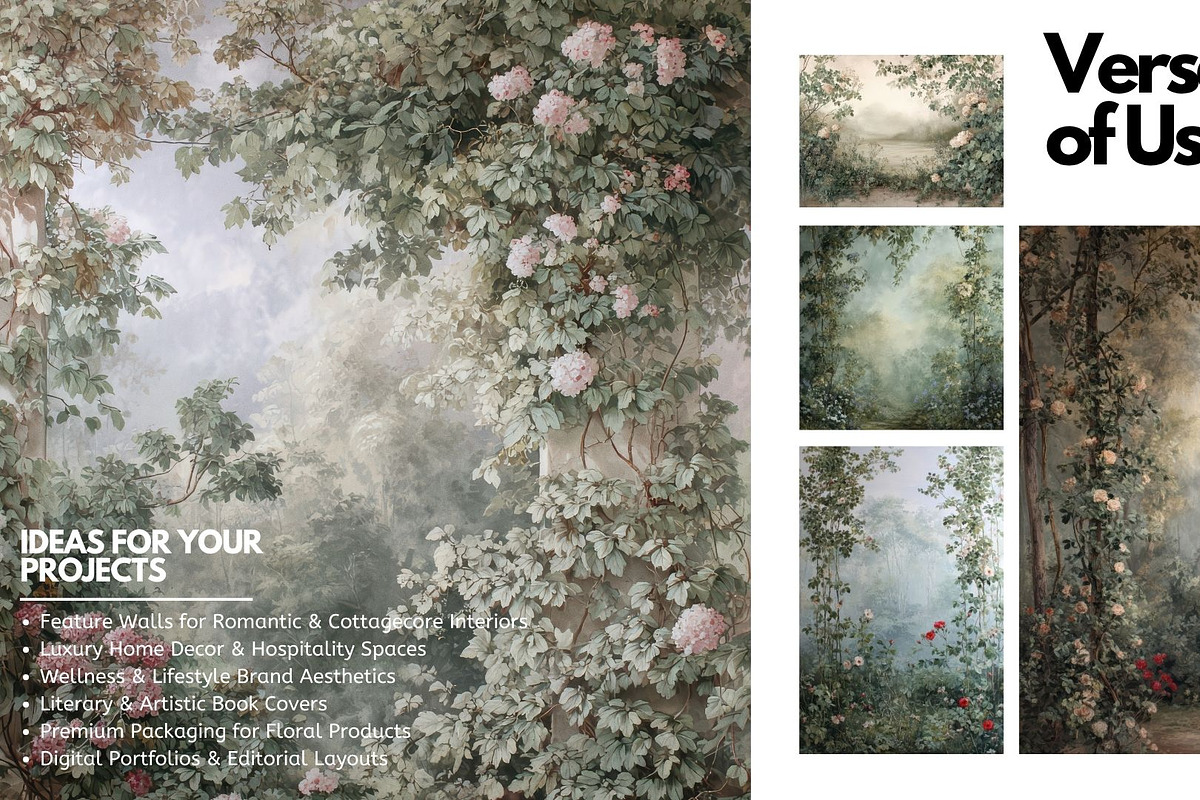 30+ Overgrown Secret Garden Bundle, a Decorative Illustration by Virgo Studio (Photo 5 of 6)