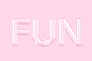 Glass Text Effect, a Texture Graphic by Xtrahive