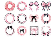 Black & Pink Coquette Frame, an Illustration by Design Market (Thumbnail 2 of 3)
