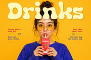 Satzo - Retro Groovy Font, a Serif Font by RagamKata (Thumbnail 8 of 11)