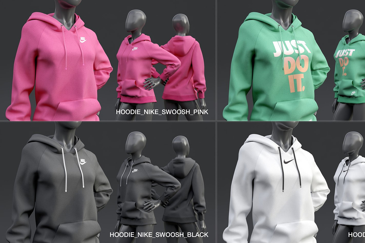 Female mannequin in clothes POSE 1, a Characters & Person 3D Model by mrGarret (Photo 20 of 45)