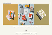 US A2 greeting card mockup set, a Merchandise Mockup by MCKP*ME (Thumbnail 4 of 7)