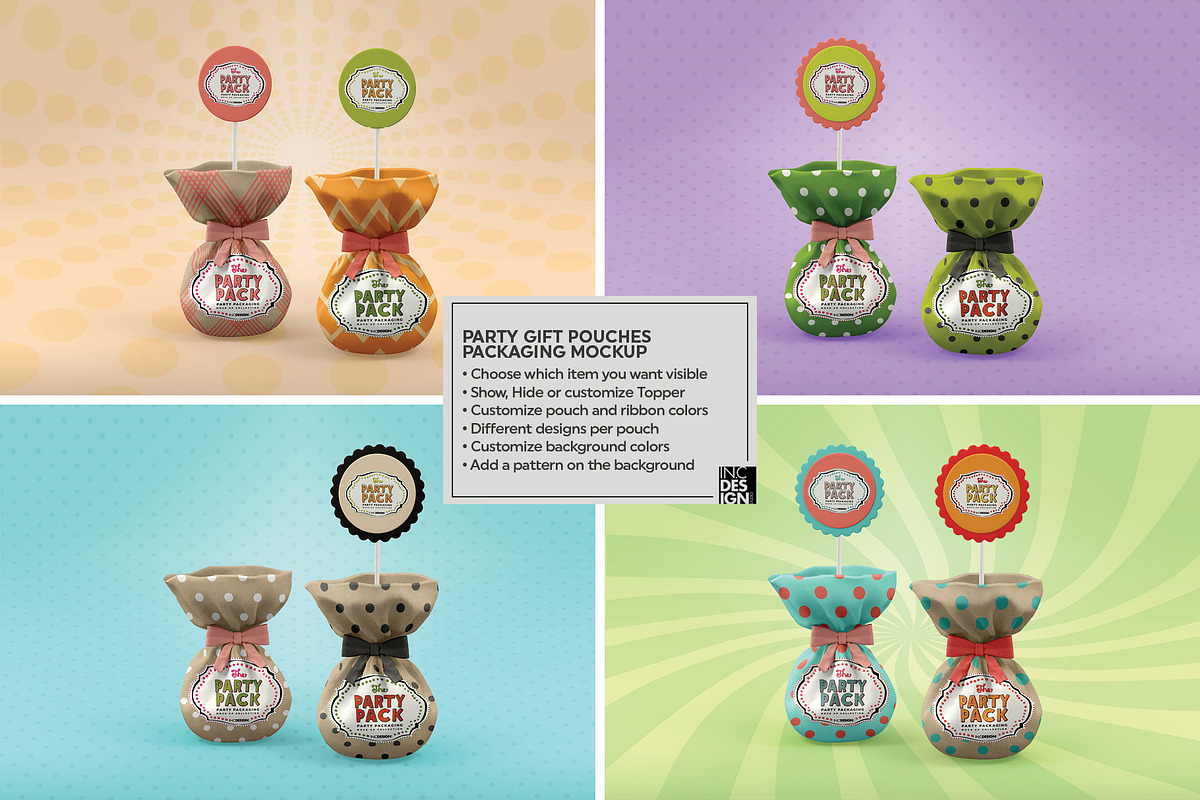 Vol.6 Party Packaging MockUps, a Product Mockup by INCDesign (Photo 9 of 18)