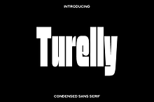 Turelly - Condensed Sans Serif