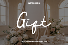 Gift - Elegant Handwritten Script