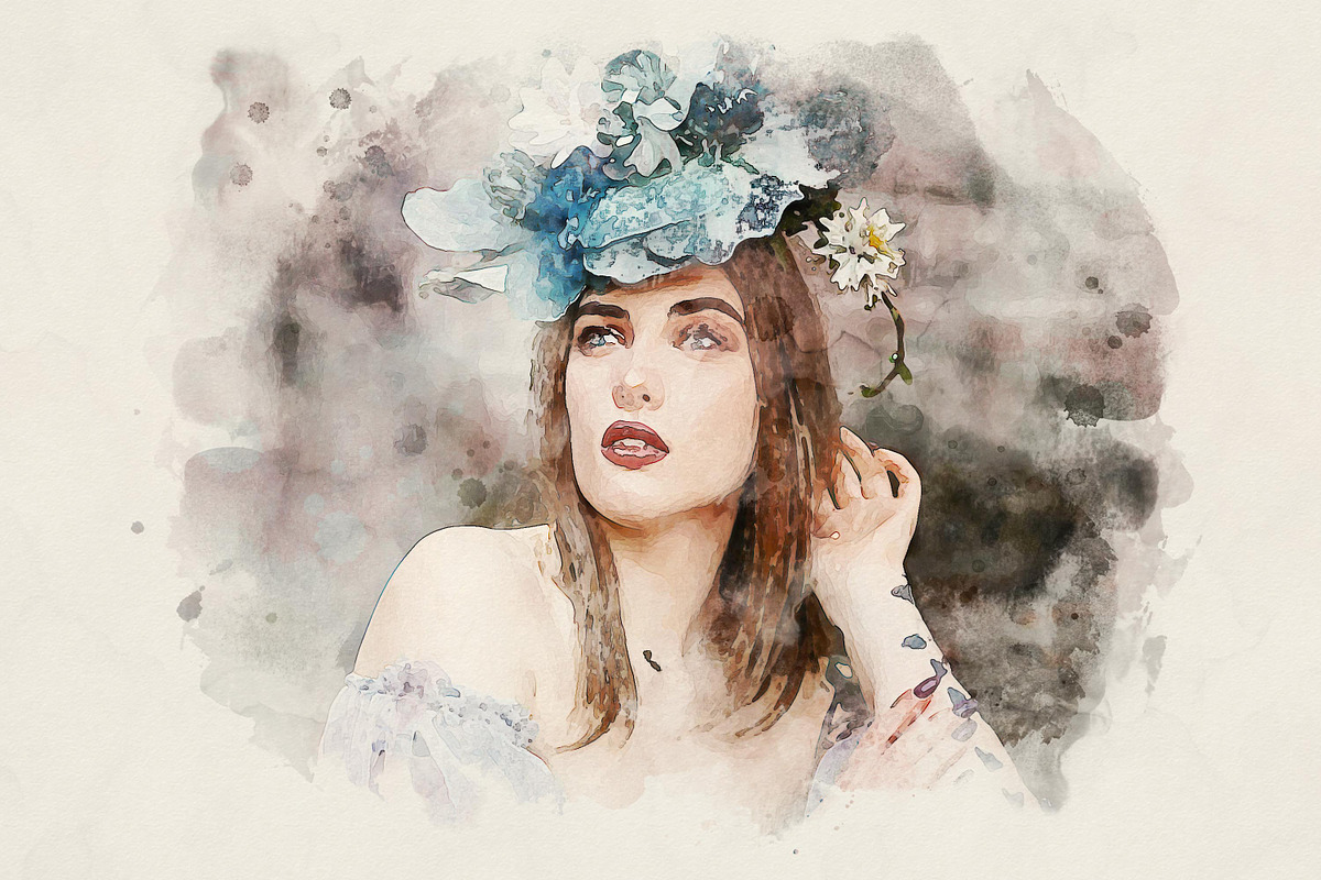 Realistic Watercolor Paint Effect, an Action Add-On by liptouse (Photo 6 of 11)