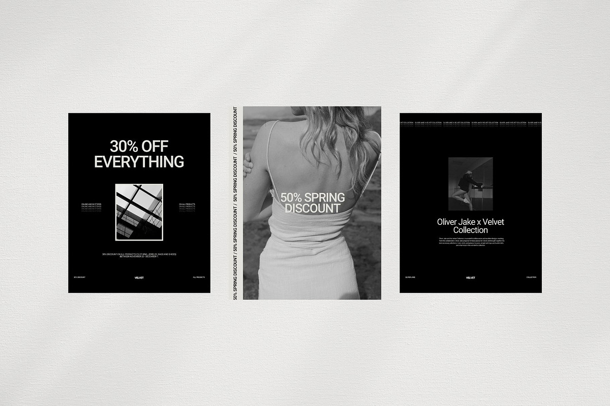 VELVET / Canva Instagram Templates, a Social Media Template by Mia Branding Studio (Photo 8 of 9)