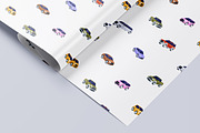 Passenger cars seamless patterns, a Pattern Graphic by Good Studio (Thumbnail 5 of 6)