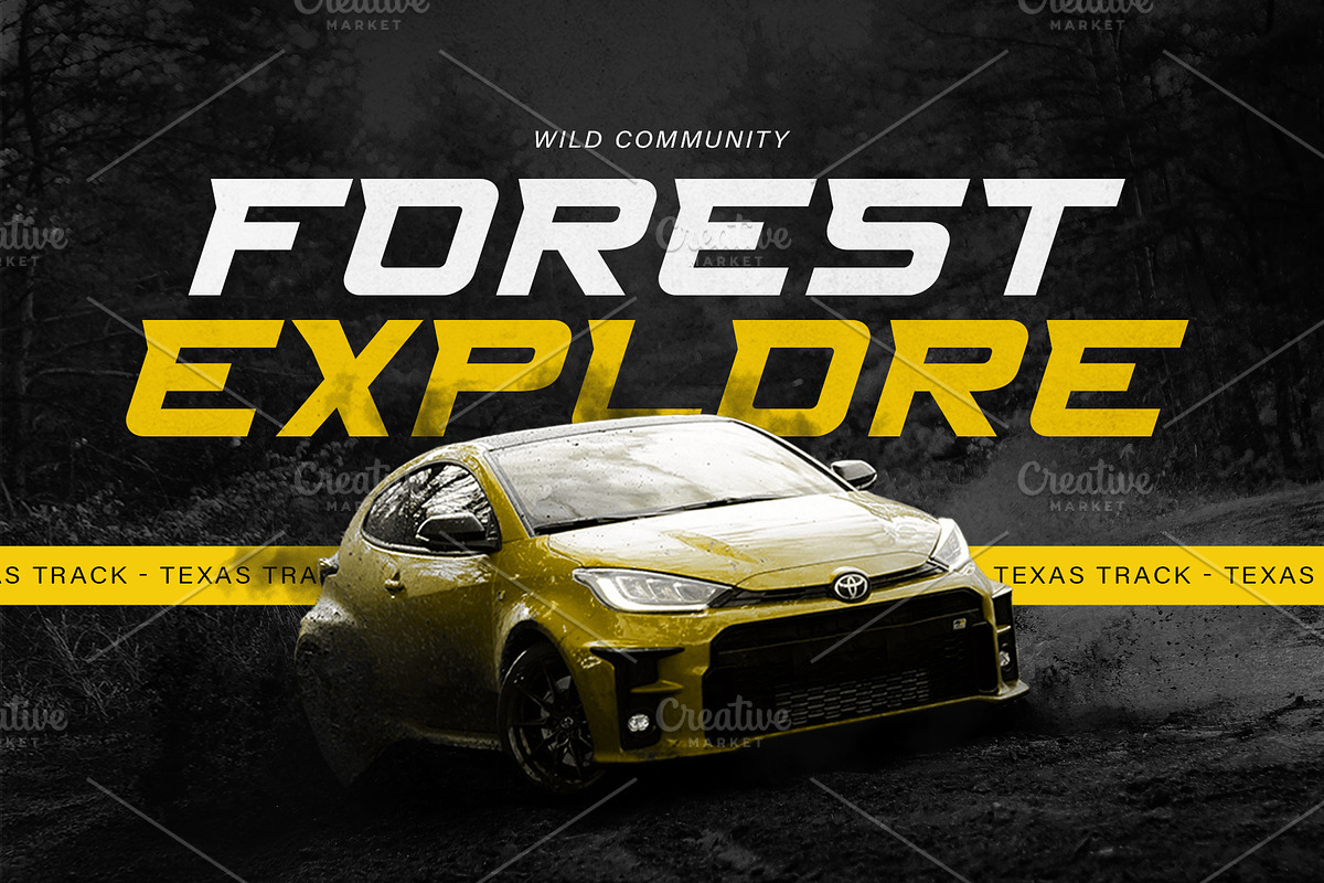 Fast Area - Sport Racing Font, a Sans Serif Font by StoricType (Photo 2 of 16)