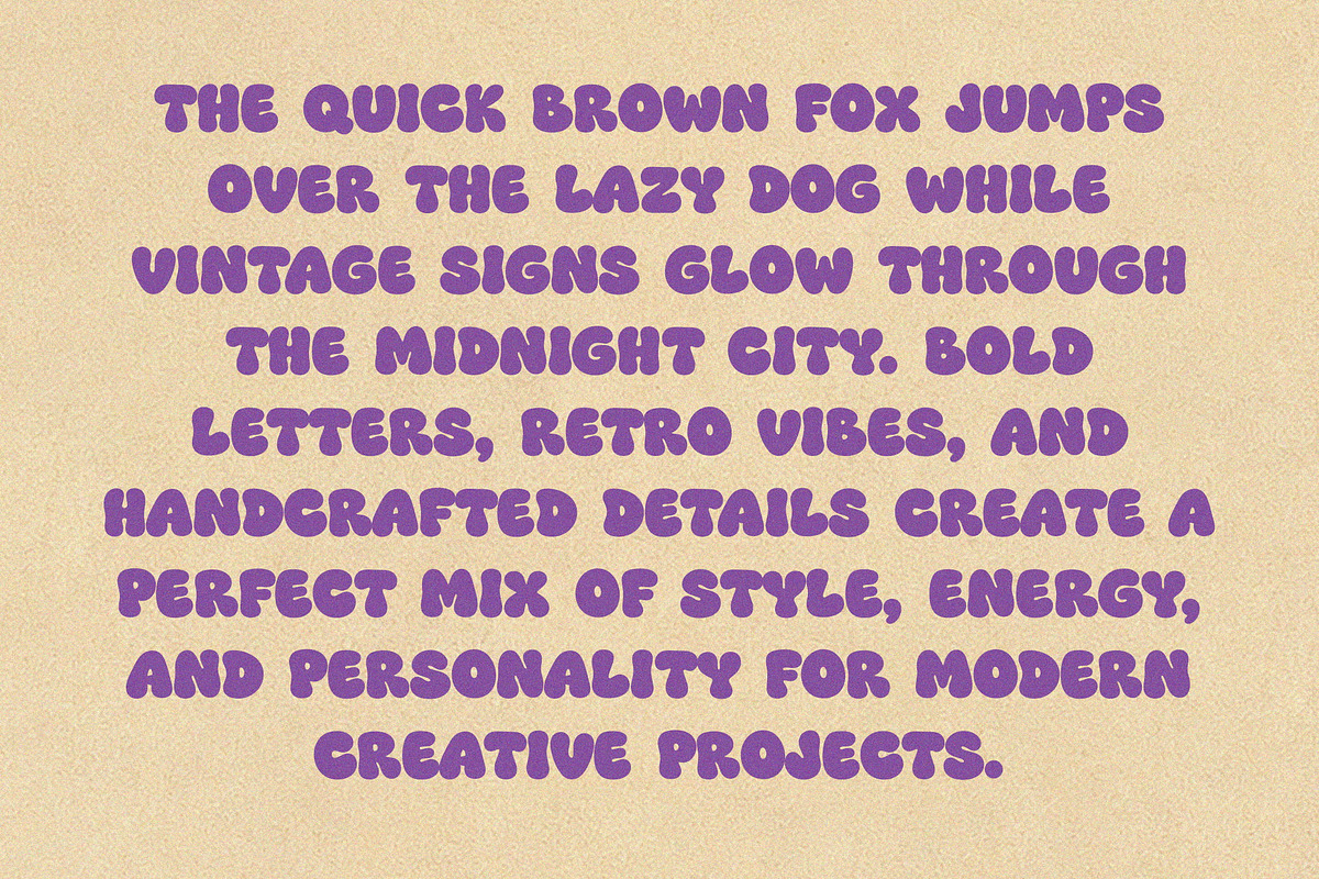 Moggy - Groovy Display Font, a Sans Serif Font by NTC Graphic (Photo 8 of 10)
