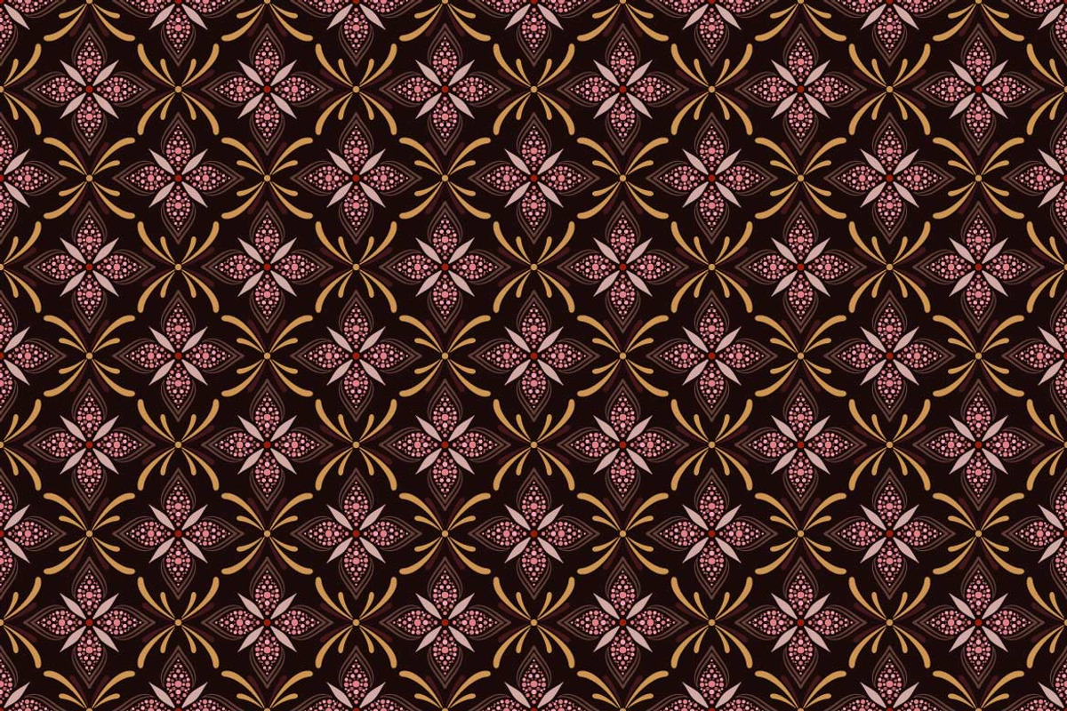 Batik Seamless Pattern With Dot, a Pattern Graphic by Mightyfire