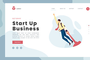 Startup Landing Page Template