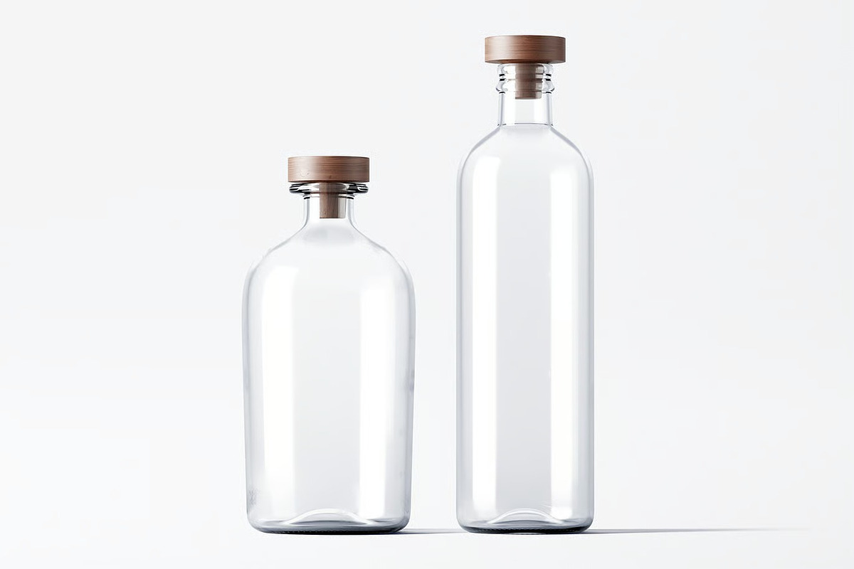 Glass Bottle Mockup, a Product Mockup by zpackcreative (Photo 4 of 5)