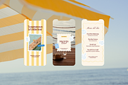 AMALFI | Canva Instagram template, a Social Media Template by Mila Estudio (Thumbnail 3 of 6)