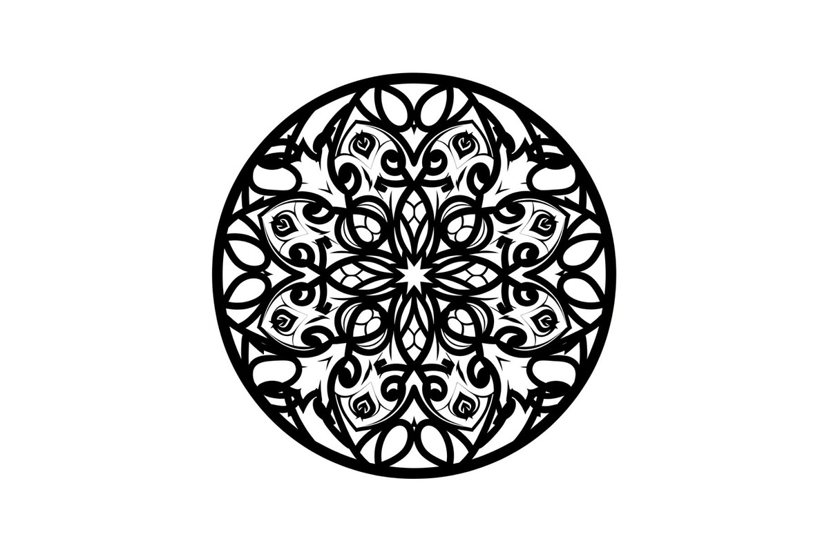 Mandala Circle Ornament Vector Bundl, an Illustration by Gaye Art (Photo 12 of 51)