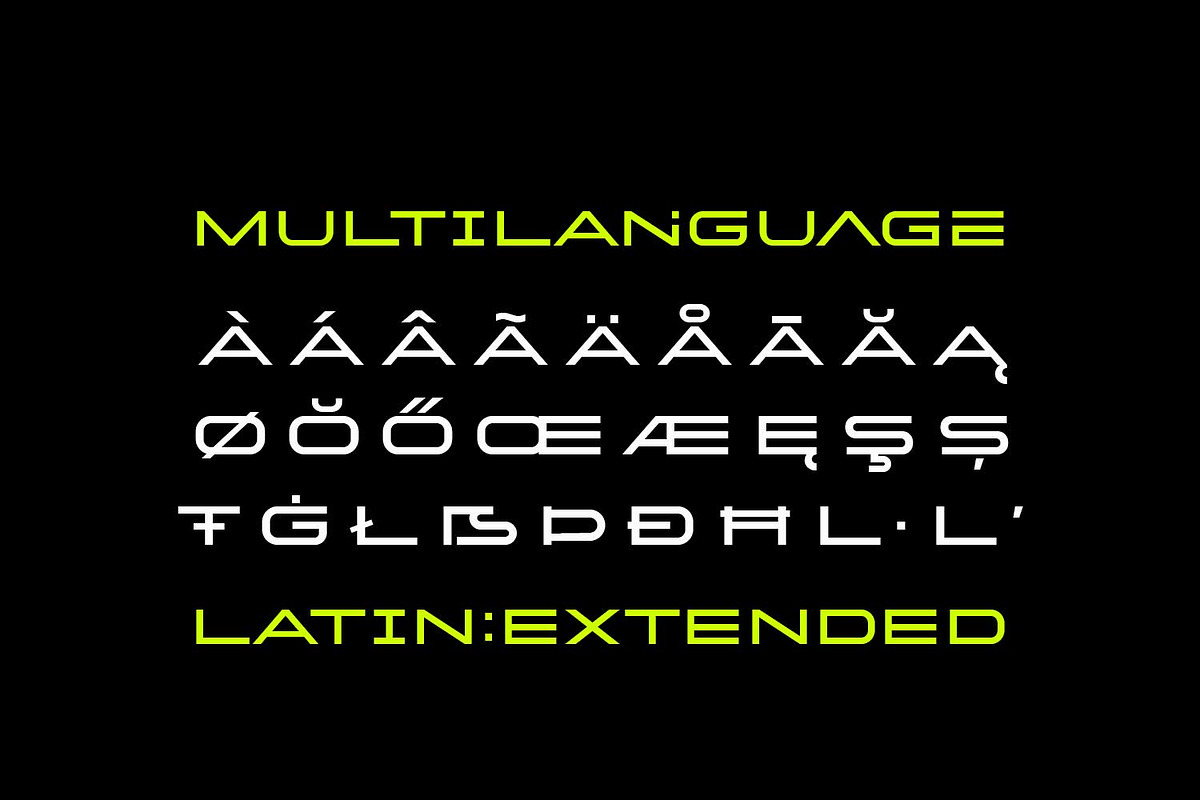 Runer - Expanded display font, a Sans Serif Font by Ridha-38.lineart (Photo 8 of 9)