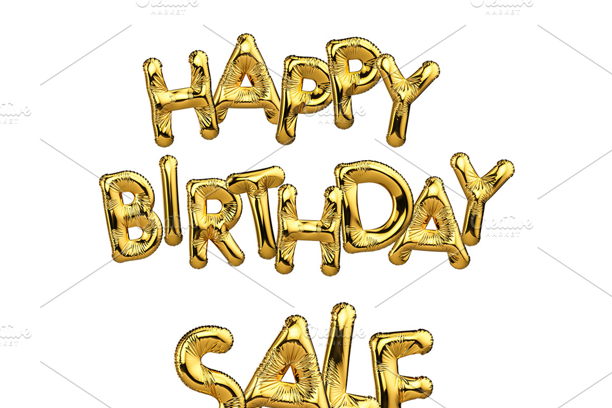 Foil Balloon Letters Set, an Object Graphic by Kotulsky Mockups (Photo 4 of 4)