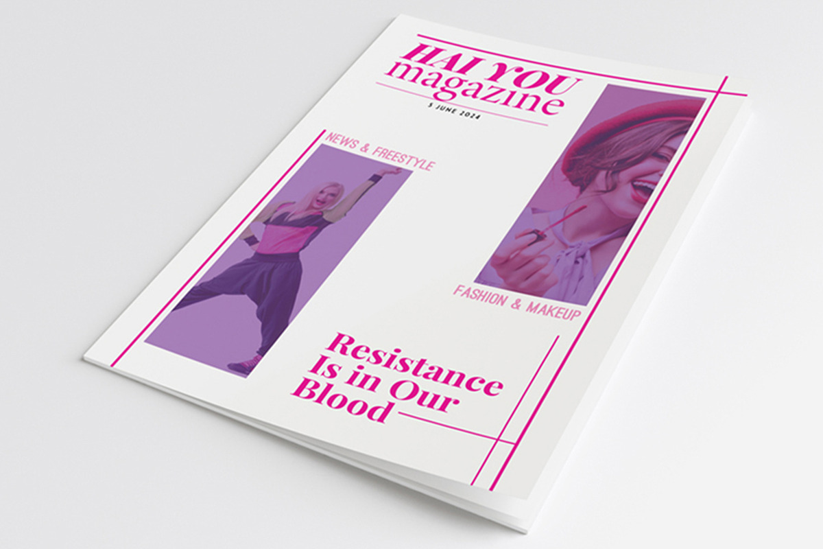 Fashion Magazine Template, a Print Template by Rumoh Grafika (Photo 1 of 13)