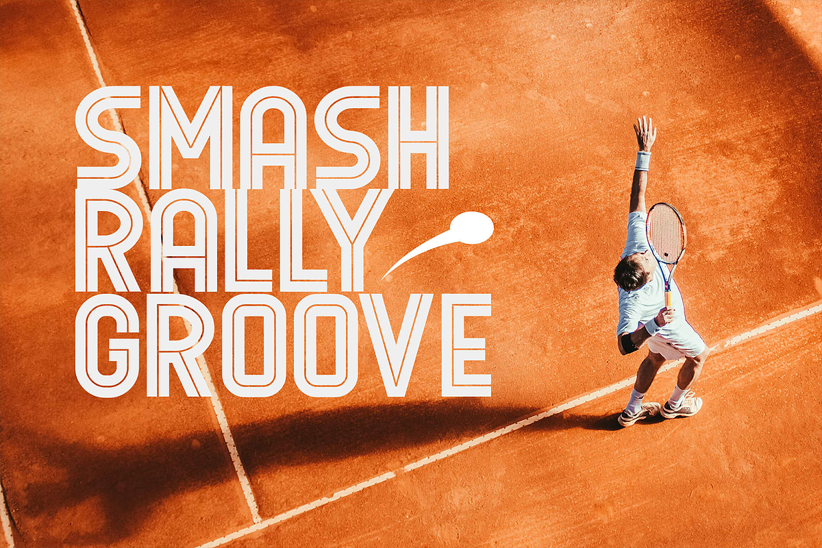 MOSKAVIC: Retro Sporty Display Font, a Sans Serif Font by StringLabs (Photo 4 of 8)