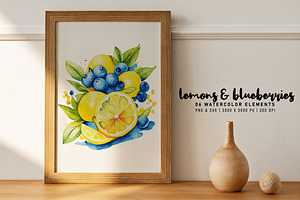 Lemons And Blueberries