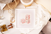 Rosy Dreams, Nursery Collection, a Decorative Illustration by Hello My Print (Thumbnail 2 of 12)