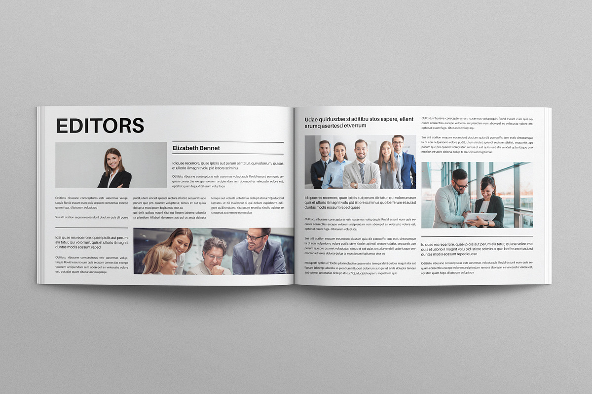 Newsletter Template, a Brochure Template by E-Type (Photo 2 of 7)