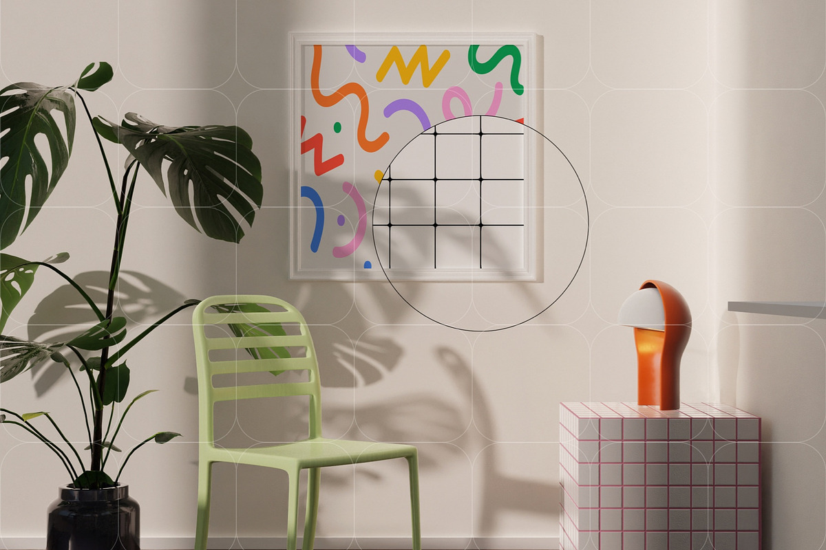 Interior frame mockup bundle PHOEBE, a Print Template by Bonumo (Photo 12 of 15)