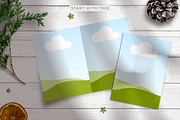 16 Christmas Card Canva Mockups, a Merchandise Mockup by Mockup Scene (Thumbnail 14 of 23)